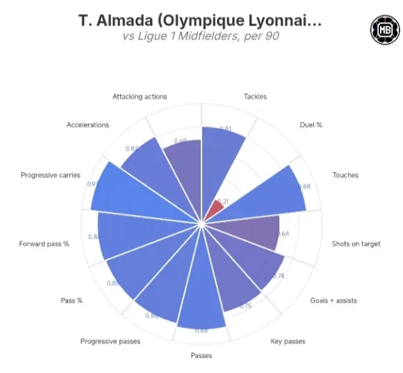 Overview of Almada’s key attributes. Source: Data MB