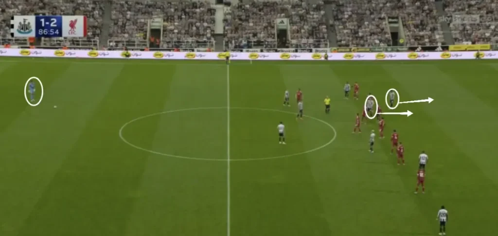 Pope’s long free-kick leading to Osula’s equalizer.