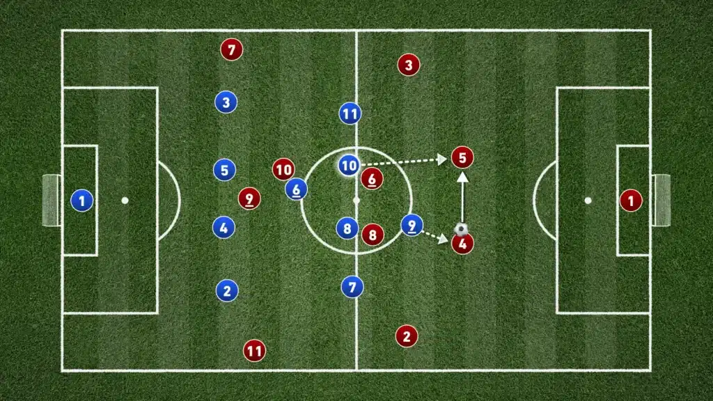 Defending in the 4-1-4-1 formation: A Complete Tactical Guide